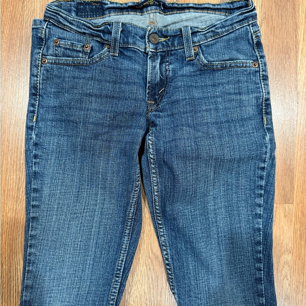 Levi's Blue Y2K Xtra Low rise Skinny Jeans with Subtle Fading